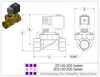 STC 2DS500- 2" Stainless Steel, Pilot Solenoid Valve 2-Way, Normally Closed, Anti-Hammering, Slow Closing,