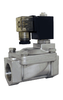 STC 2RSO320- 1-1/4" NPT Solenoid Valve, 316 Stainless Steel Body, 2-Way, Normally Open, Pilot-Operated Diaphragm