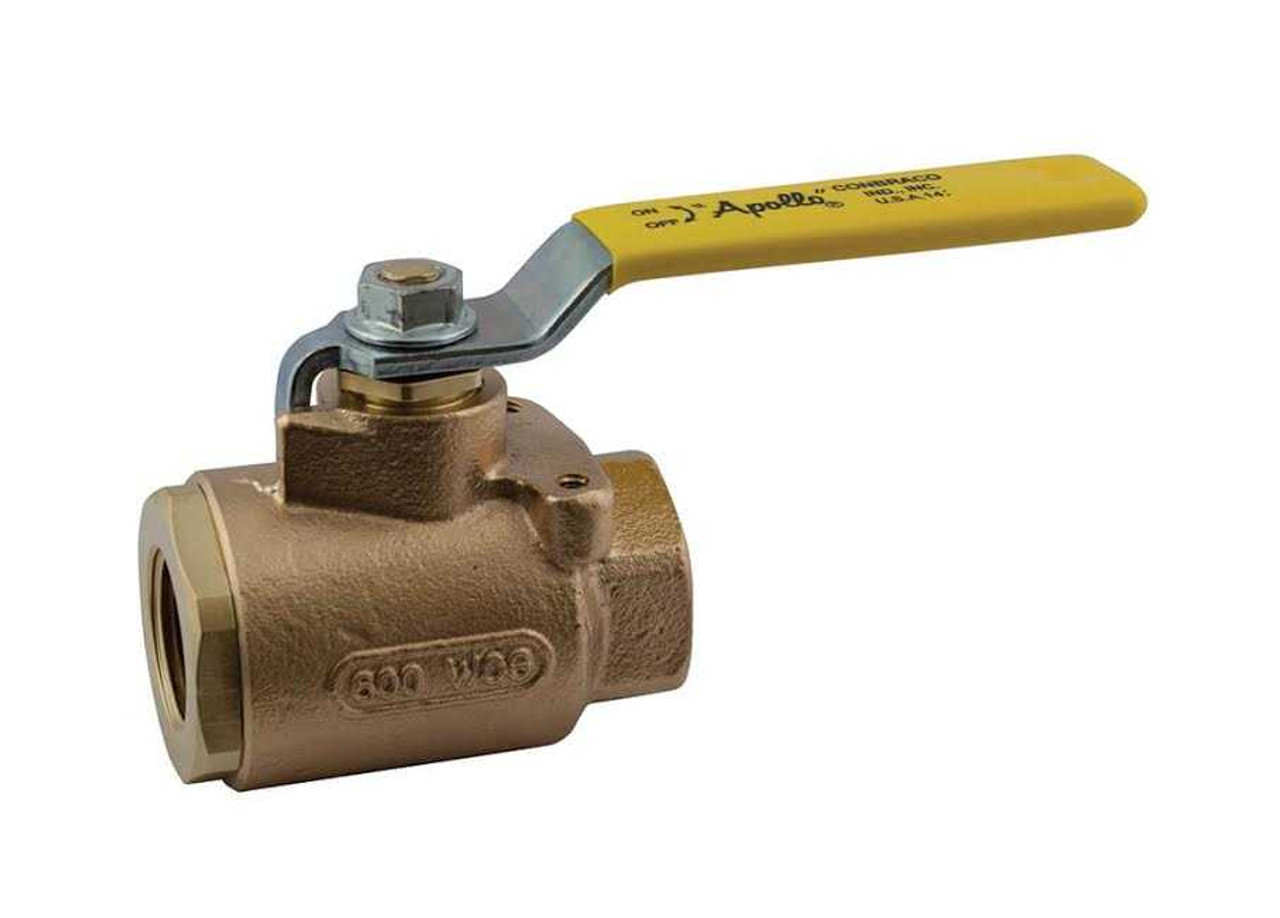 3/4 Apollo 77-104-01 - Bronze, Full Port, 2-Piece, NPT, Ball Valve