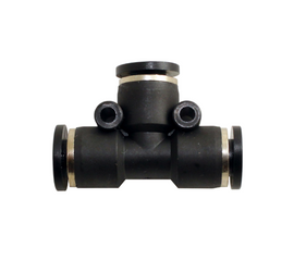 STC TU 12mm K Tee Union- Push-In Air Fitting, 0-180 psi