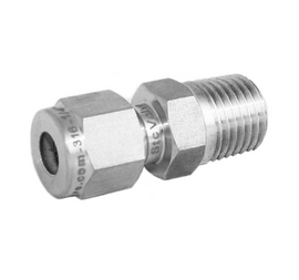 STC MCC 1/4" N1/8 Male Connector- 4200 PSI, Compression Fittings, 1/8" NPT