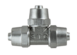 STC EUA 1/4 Elbow Union- Barb Compression Fittings