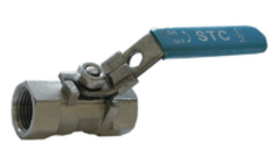 STC V1-1/2" FNPT Ball Valve- One Piece, Reduced Port, Stainless Steel, 1000 PSIG