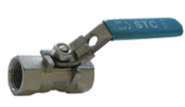 STC V1-3/4" FNPT Ball Valve- One Piece, Reduced Port, Stainless Steel, 1000 PSIG