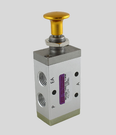 STC 3R210 Series Manual Air Valve- 1/4" NPT, 3 Way, 3 Port, 2 Position Valves - Pull/Push