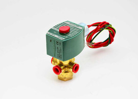 ASCO 8320 Series - 1/4" NPT, Brass, 3 Way, NBR Seal, Solenoid Valve