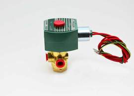 ASCO 8320G174-120/60 - 1/4" NPT, Brass, 3 Way, NBR Seal, Solenoid Valve