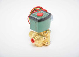 ASCO 8342 Series - 1/4" Brass, 4 Way, General Service, Solenoid Valve