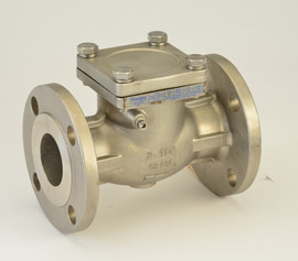 Chicago Valve Series 416, 10" 316 Stainless Steel Swing Check Valve, 150# Flanged