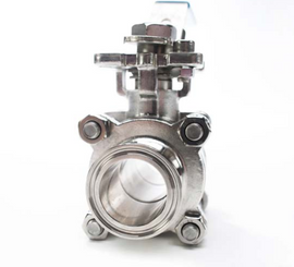 Sanitary Solutions SSEBVC, Two Way Clamp Ball Valve with Cavity Fillers