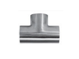 2-1/2" Sanitary Solutions SS7WWW7-2.5-316L, Short Buttweld Tee, Polish ID/OD, 316L Stainless Steel