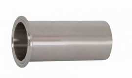 1" Sanitary Solutions SS14MPHT-1-316L, Clamp Tygon Hose Adapter, 316 Stainless Steel