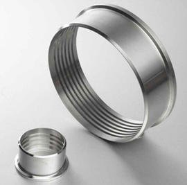 2" Sanitary Solutions SS14RMP-2-316L, Roll-On Expanding Ferrule, 316 Stainless Steel