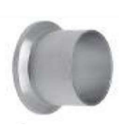 3/4" Sanitary Solutions SSL14AM7-0.75-316L, Long Buttweld Ferrule, 316 Stainless Steel
