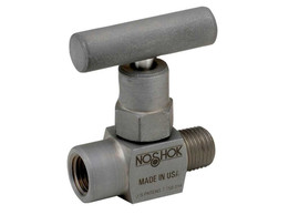 NOSHOK 1/8" NPT, Steel, Hard Seat, Mini Needle Valve