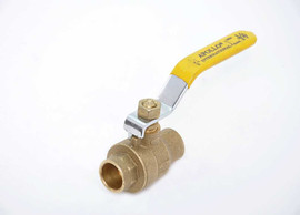 1" Apollo 94A-205-01 - Brass, Full-Port, Socket Weld, Ball Valve