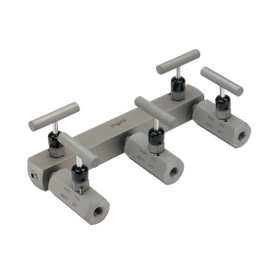 NOSHOK 2180/3180/5180 Series Chart Recorder Manifold Valves With Soft Seat, 5180-FFC, Soft Seat, 1/4" NPT Female x 1/4" NPT Female, Steel 5-Valve Chart Recorder Manifold, Soft Seat