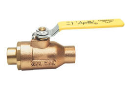 3/4" Apollo 77-204-01- Bronze, Full Port, Soldered Ended, Ball Valve