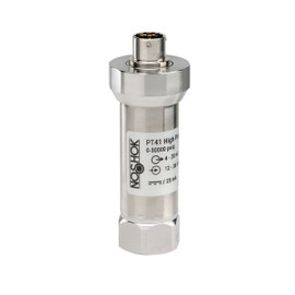 NOSHOK PT41 Series High Pressure Fixed Range Pressure Transmitter PT41-100000psig-1-1-6-36, 0 to 100000 psig, 4 mA to 20 mA, 2-Wire, ±0.5% Span, Integral Cable 3 Ft