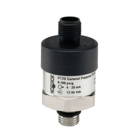 NOSHOK PT20 Series General Purpose Fixed Range Pressure Transmitter PT20-5000PSIG-1-2-10-25, 0 to 5000psig, G 1/4 B EN 837, M12 x 1 4 pin