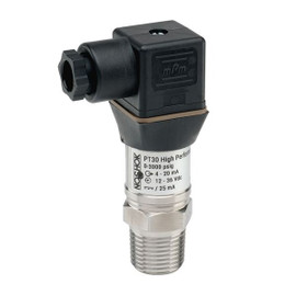 NOSHOK PT30 Series High Performance Fixed Range Pressure Transmitter PT30-500PSIG-1-5-2-8, 0 to 500psig, 0 Vdc to 10 Vdc, 3-wire, 1/4 NPT male, DIN form A