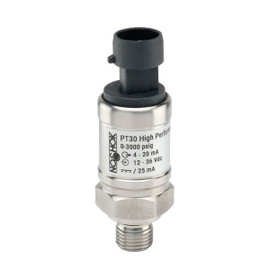 NOSHOK PT30 Series High Performance Fixed Range Pressure Transmitter PT30-2000PSIG-1-1-50-34, 0 to 2000psig, 4 mA to 20 mA, 2-wire, 7/16-20 male SAE - 4 (J1926-2), Packard 3 pin (Metri-Pack 150)