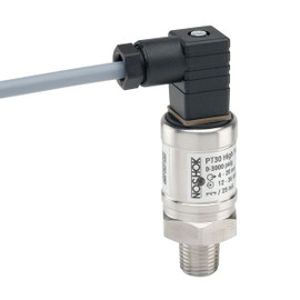 NOSHOK PT30 Series High Performance Fixed Range Pressure Transmitter PT30-3000PSIG-1-13-2-17, 0 to 3000psig, 0.5 Vdc to 4.5 Vdc, 3-wire (ratiometric), 1/4 NPT male, DIN form C with 3 ft cable