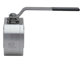 1" Bonomi 763100 - Ball Valve, Wafer Style, Stainless Steel, Full Port, Manually Operated