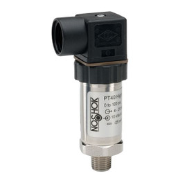 NOSHOK PT40 Series High Accuracy Fixed Range Pressure Transmitter PT40-5000PSIG-1-1-2-14, 0 to 5000psig, ±0.25% of span, 4 mA to 20 mA, 2-wire, 1/4 NPT male, DIN form A with 1/2 NPT female conduit