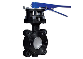 4" Bonomi 8301 - Butterfly Valve, High Performance, Lug Style, Carbon Steel, Manually Operated