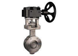 5" Bonomi G9300 - Butterfly Valve, High Performance, Wafer Style, Stainless Steel, Gear Operated