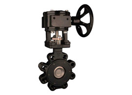 2 1/2" Bonomi G8101 - Butterfly Valve, High Performance, Lug Style, Carbon Steel, Gear Operated