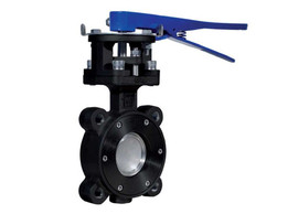 4" Bonomi 8101 - Carbon Steel, Manually Operated, Lug Style, Butterfly Valve