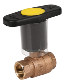 2" Jomar Valve T-200CSS-IH, 2 Piece, Full Port, NPT Threaded, Bronze, Stainless Steel Ball & Stem, Thermal-Block Insulated Handle, 600 WOG Ball Valve