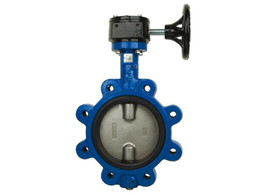 4" Bonomi GN501S - Butterfly Valve, Lug Style, Ductile Iron, Gear Operated