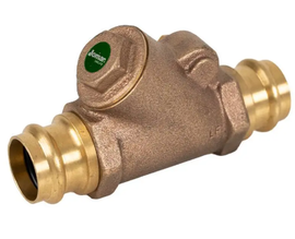 3/4" Jomar Valve P-511G, Y-pattern Swing Check Valve, Lead-Free Bronze, Pressfit, Class 150, 300 WOG