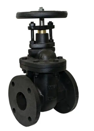 6" Jomar Valve F-351, Gate Valve, Non-Rising Stem, Cast Iron, Flanged, Class 125