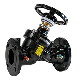 Jomar Valve Terminator G Flanged Series, Globe Style Manual Balancing Valve, Multi-Turn, Variable Orifice, Brass, Flanged, 230 WOG Jomar Valve Terminator G Flanged Series, Globe Style Manual Balancing Valve, Multi-Turn, Variable Orifice, Brass, Flanged, 230 WOG