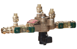 Watts LF009 Series, Lead-Free Copper Silicon Alloy, Reduced Pressure Zone Backflow Preventer Assembly, Quarter Turn Ball Valve Shutoff, Viega Propress Adaptors, Backflow Flood Sensor Watts LF009 Series, Lead-Free Copper Silicon Alloy, Reduced Pressure Zone Backflow Preventer Assembly, Quarter Turn Ball Valve Shutoff, Viega Propress Adaptors, Backflow Flood Sensor