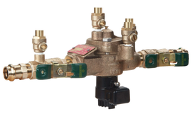 1-1/2" Watts LF009M2-QTW/PRS-FS 11/2, Lead-Free Copper Silicon Alloy, Reduced Pressure Zone Backflow Preventer Assembly, Quarter Turn Ball Valve Shutoff, Viega Propress Adaptors, Backflow Flood Sensor 1-1/2" Watts LF009M2-QTW/PRS-FS 11/2, Lead-Free Copper Silicon Alloy, Reduced Pressure Zone Backflow Preventer Assembly, Quarter Turn Ball Valve Shutoff, Viega Propress Adaptors, Backflow Flood Sensor