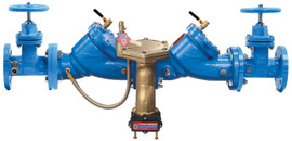 6" Watts LF909-NRS-FS 6, Lead-Free Cast Iron, Reduced Pressure Zone Backflow Preventer Assembly, NRS Gate Valve Shutoff, ArmorTek Coating, Backflow Flood Sensor