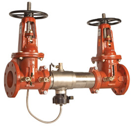 2-1/2" Watts 957-OSY-FS 2 1/2, Lead-Free Stainless Steel, Reduced Pressure Zone Assembly Backflow Preventer, OSY Gate Valve Shutoff, Backflow Flood Sensor