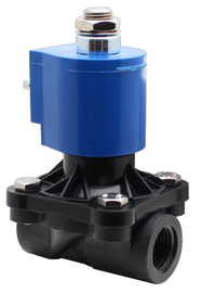GC Valves NS202GH02CPDG4- 1/2", NPT, Nylon Body, Normally Open, 2 Way, Zero Differential Piloted Diaphragm, EPDM Seal, 5/8" Orifice, 120 VAC, NEMA 4/4x, Solenoid Valve