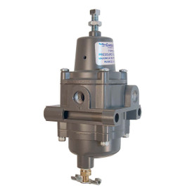 ControlAir Type 340 Series Air Pressure Regulator, 429-845-063, 340-DCKLP, 0 - 120 Psig (0 - 8.3 Bar), 1/4" National Pipe Thread, Knob, Low-Temperature Operation, Panel Mount