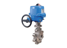 4" Bonomi ME9101-00 - Butterfly Valve, High Performance, Lug Style, Stainless Steel, with Metal Electric Actuator