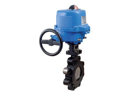 2 1/2" Bonomi ME8301-00 - Butterfly Valve, High Performance, Lug Style, Carbon Steel, with Metal Electric Actuator