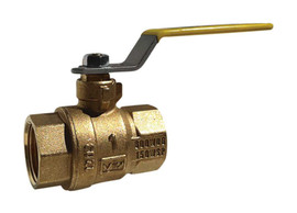 1/4" Red White Valve 5544AB - Lead Free, Brass, Ball Valve