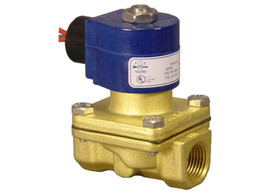 GC Valves S211YF02N5CG4 - 3/8" NPT, Brass, Normally Closed, 2-Way, Viton Seal, 5/8" Orifice, 120 VAC, NEMA 4/4X, Solenoid Valve