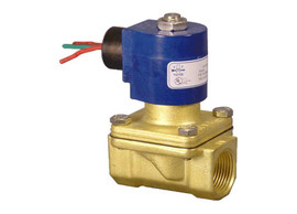 GC Valves S211YH24K4DG1 - 1/2" NPT, Brass, Normally Closed, 2-Way, Viton Seal, 1/2" Orifice, 24 VAC, NEMA 4/4X, Solenoid Valve