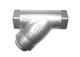 1-1/4" Red White Valve 889 - Stainless Steel, Y-Strainer